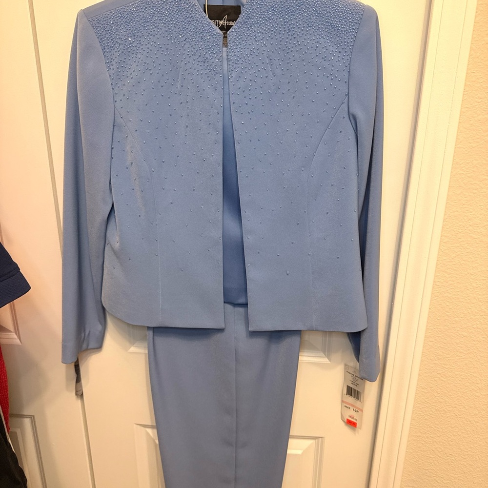 Positive Attitude Light Blue Ensemble Set 3 Pieces